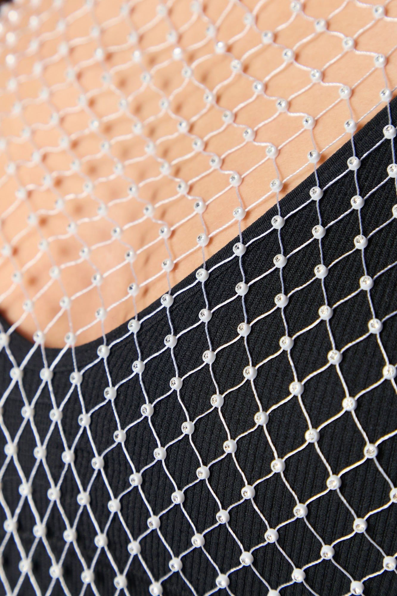 Rhinestone Fishnet Midi Dress sold by Urban Planet product image thumbnail 5