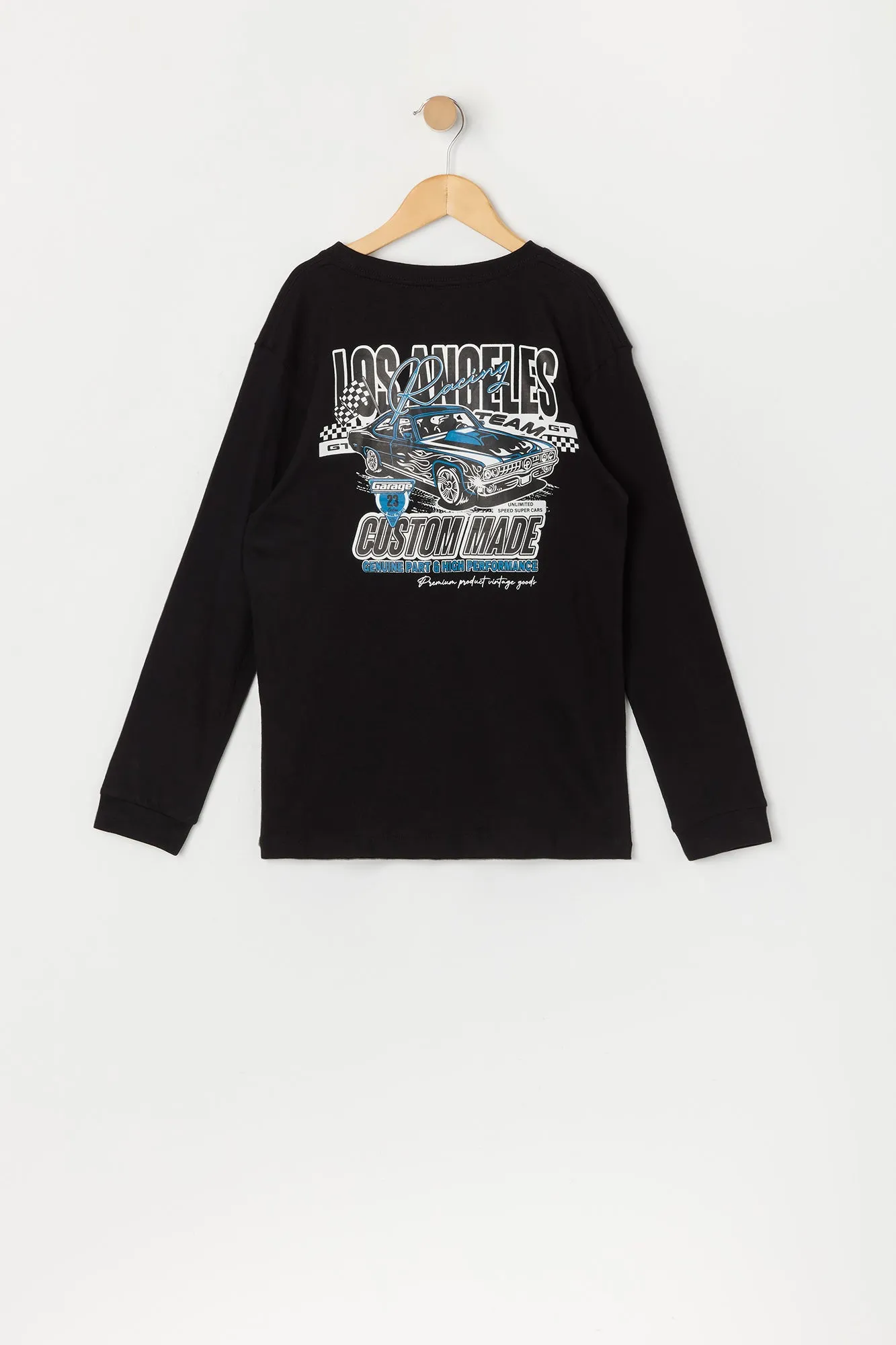 Boys LA Custom Made Graphic Long Sleeve Top sold by Urban Planet product image thumbnail 2