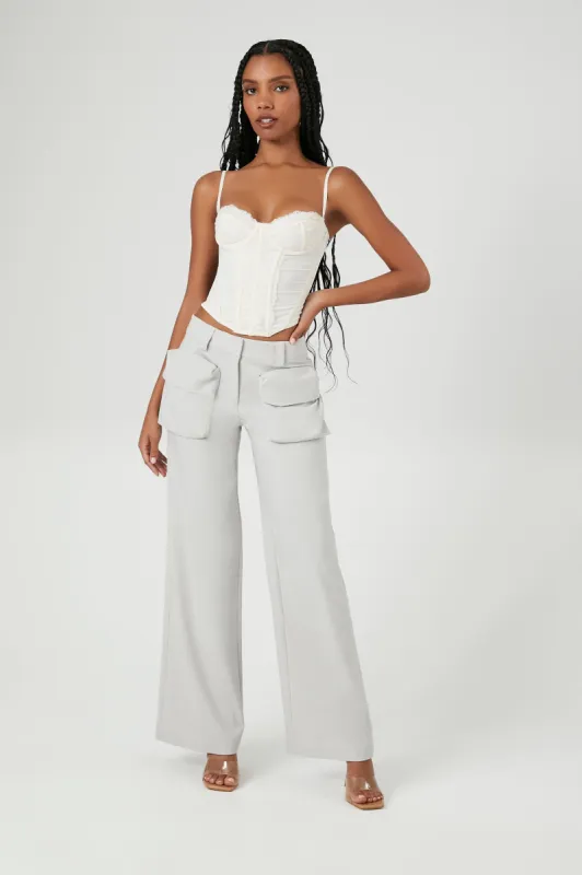 Pantalon cargo à jambe larfe et taille haute sold by Urban Planet
