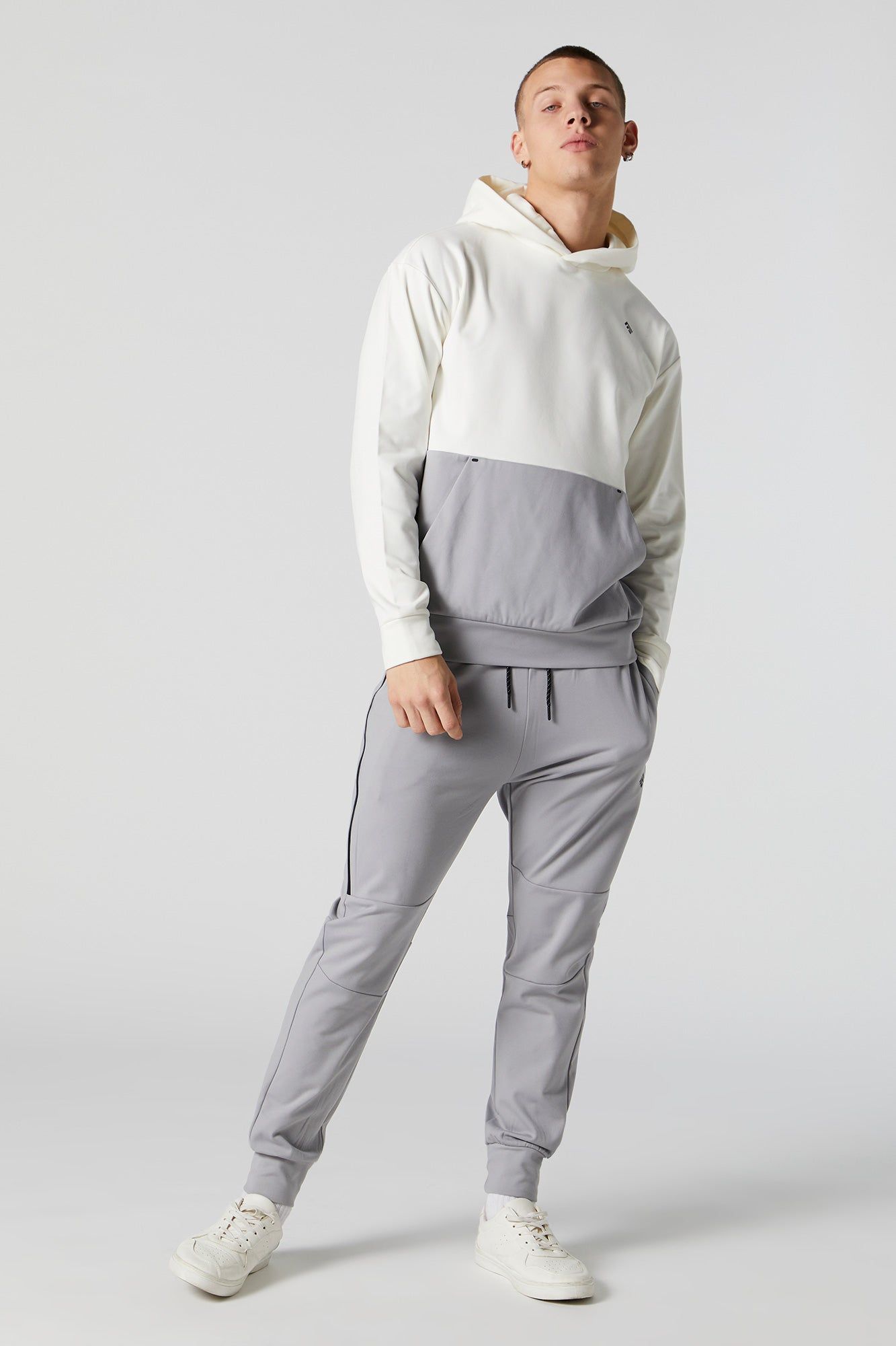 Soft Tech Fleece Colourblock Hoodie sold by Urban Planet product image thumbnail 4