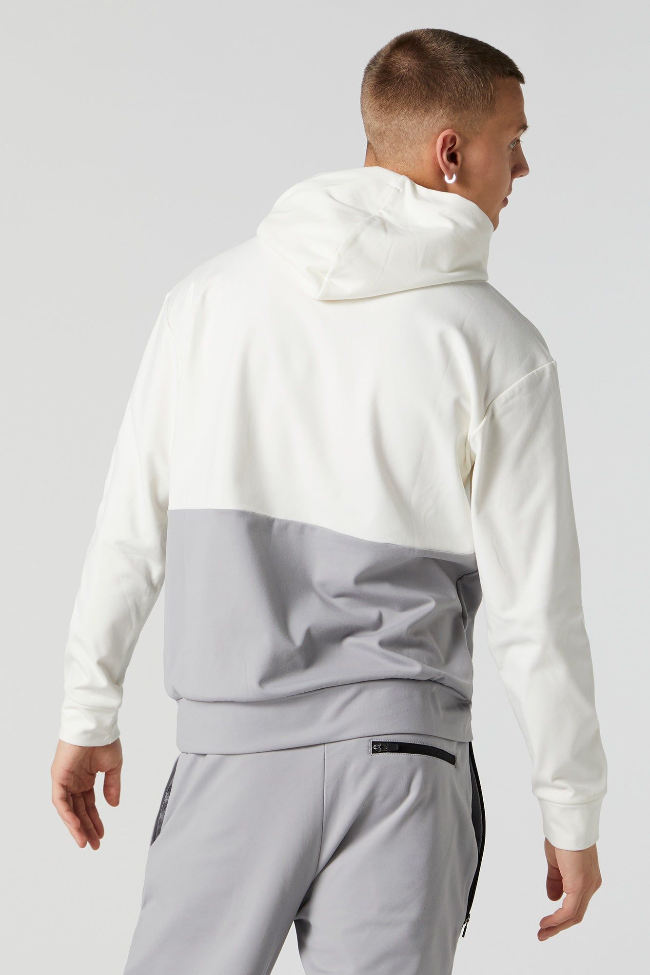 Soft Tech Fleece Colourblock Hoodie sold by Urban Planet product image thumbnail 3