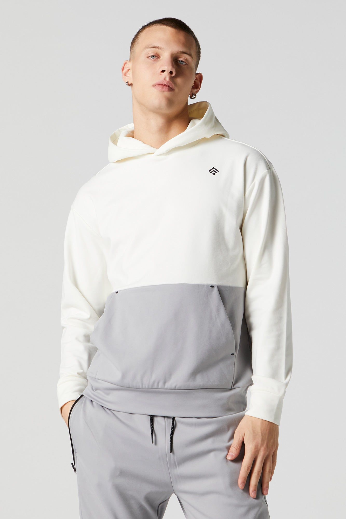 Soft Tech Fleece Colourblock Hoodie sold by Urban Planet product image thumbnail 2
