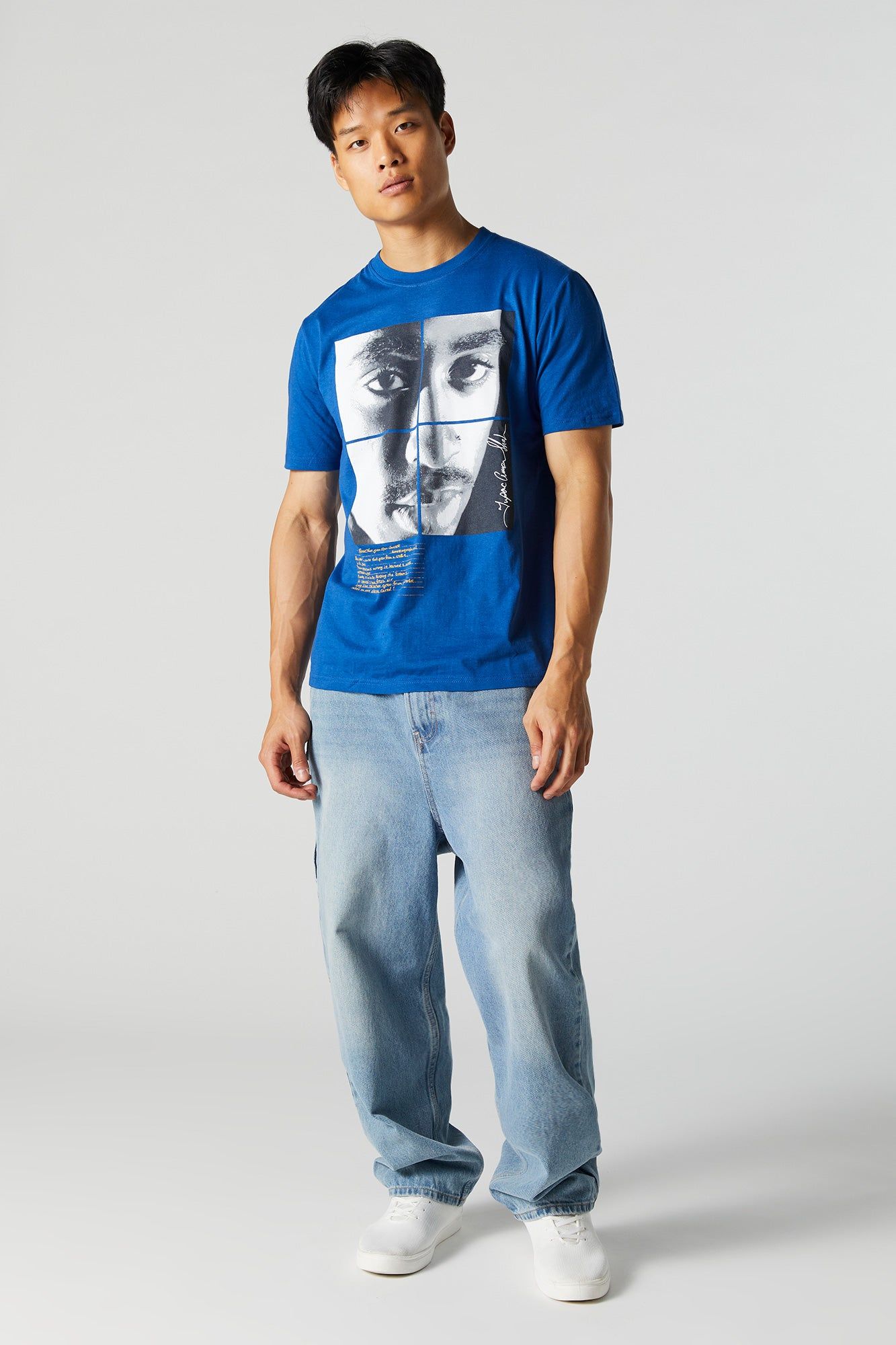 T-shirt à imprimé Tupac sold by Urban Planet product image thumbnail 3