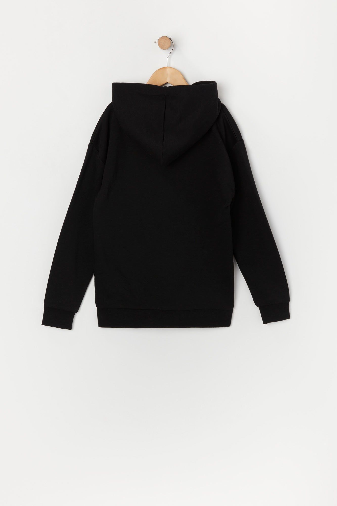 Boys Solid Fleece Essential Hoodie sold by Urban Planet product image thumbnail 2