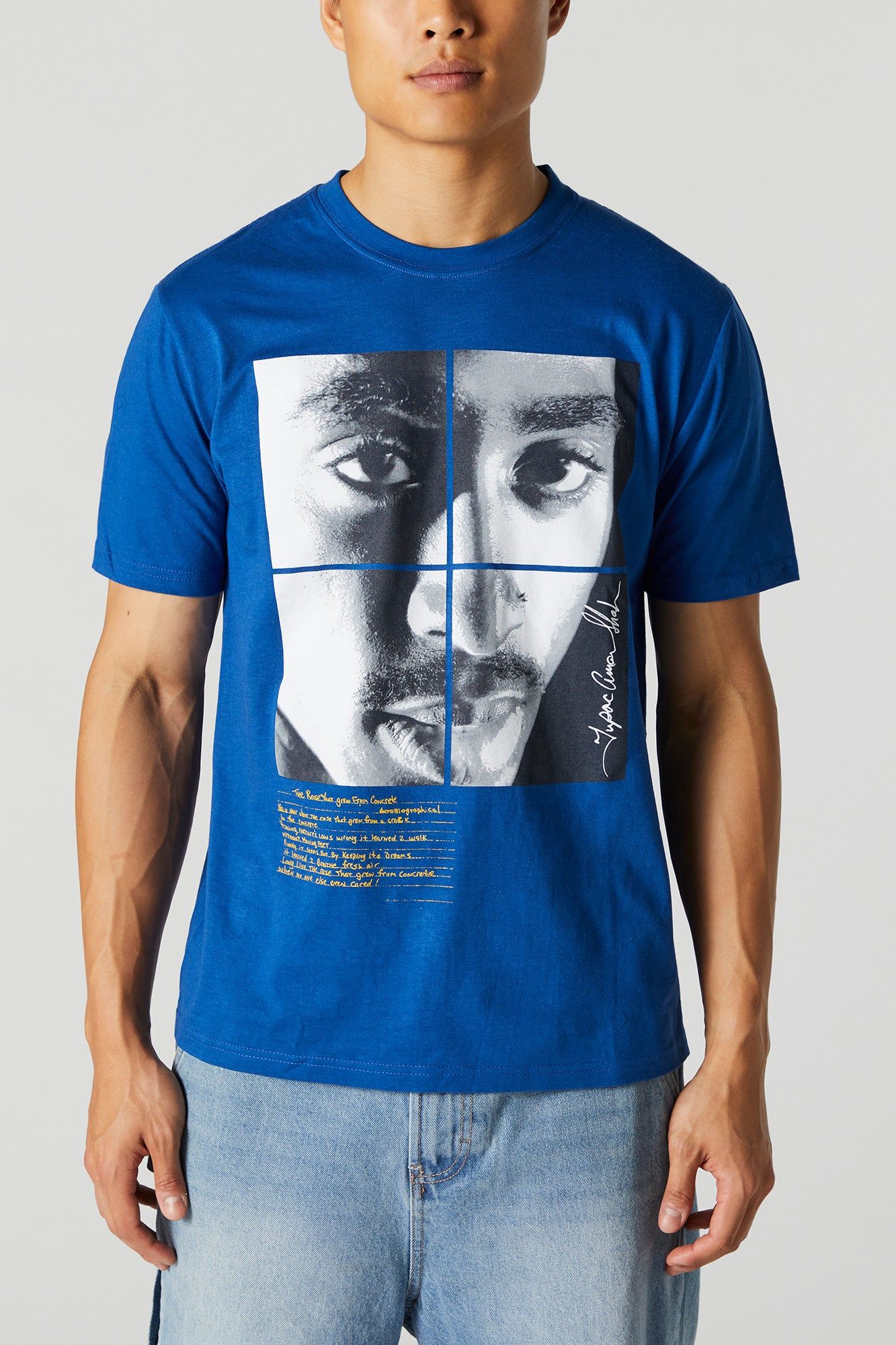 T-shirt à imprimé Tupac sold by Urban Planet product image thumbnail 4