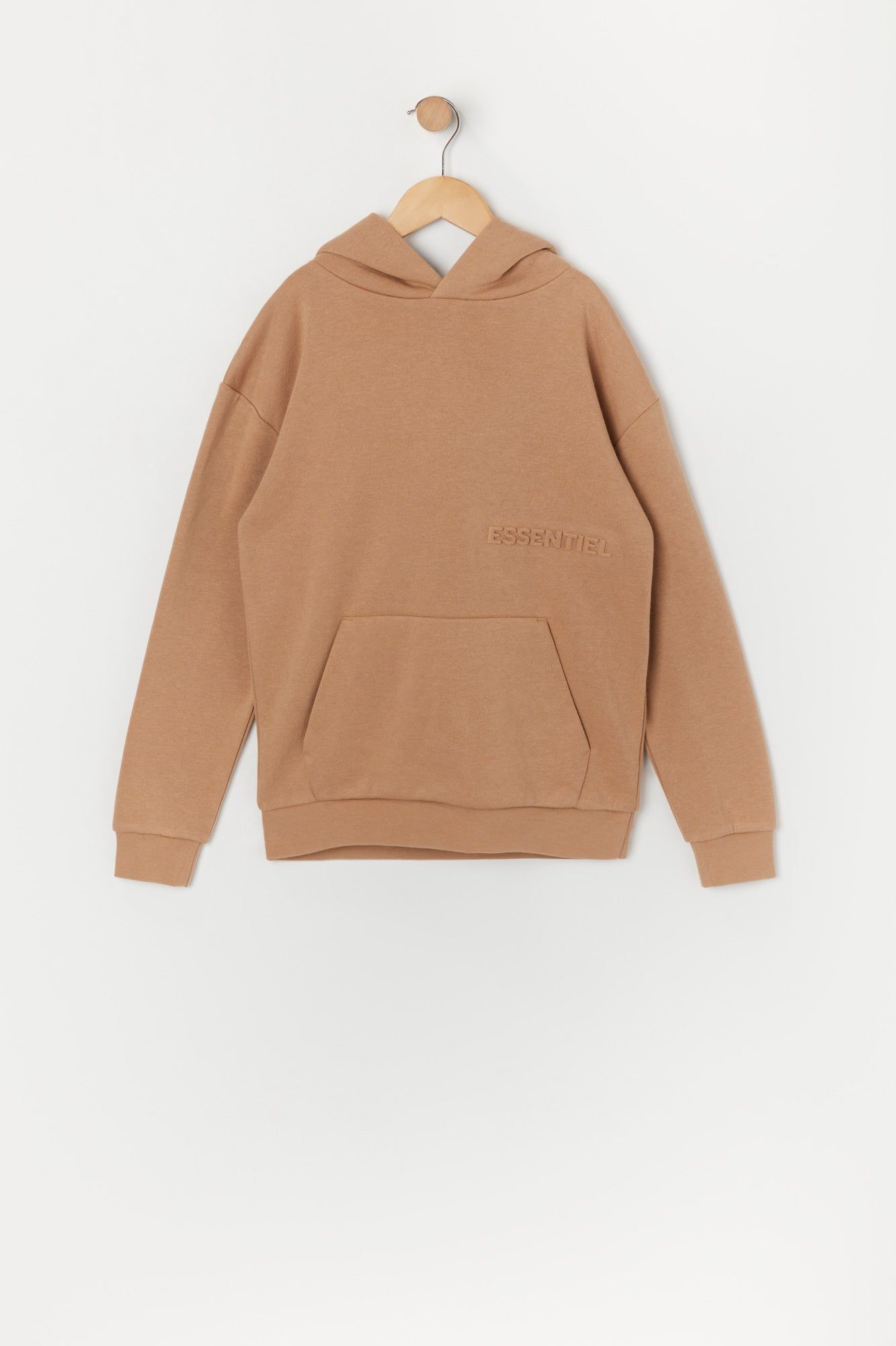 Boys Solid Fleece Essential Hoodie sold by Urban Planet product image thumbnail 5