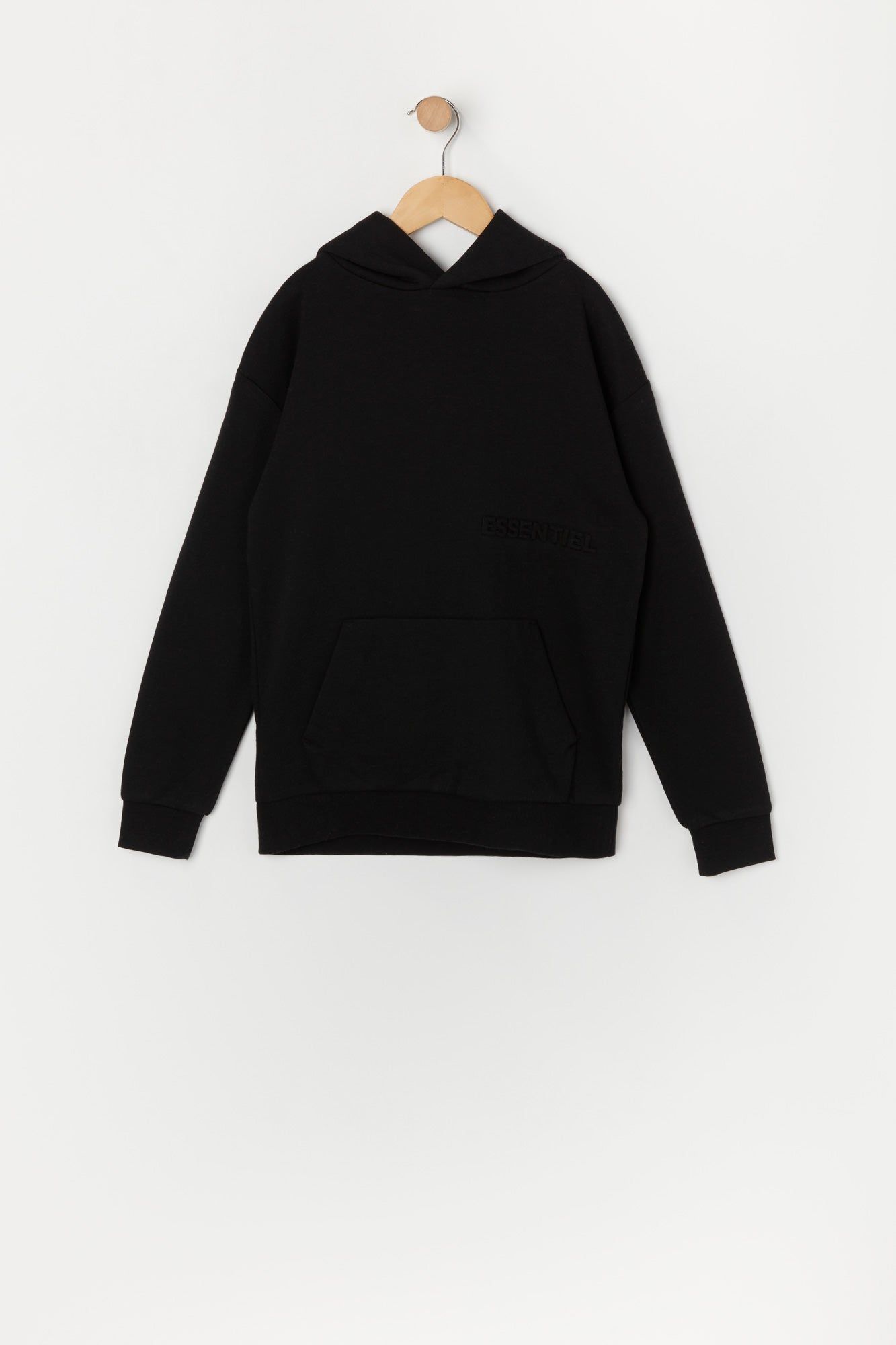 Boys Solid Fleece Essential Hoodie sold by Urban Planet