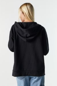 Haut surdimensionné à capuchon en molleton avec fermeture à glissière sold by Urban Planet