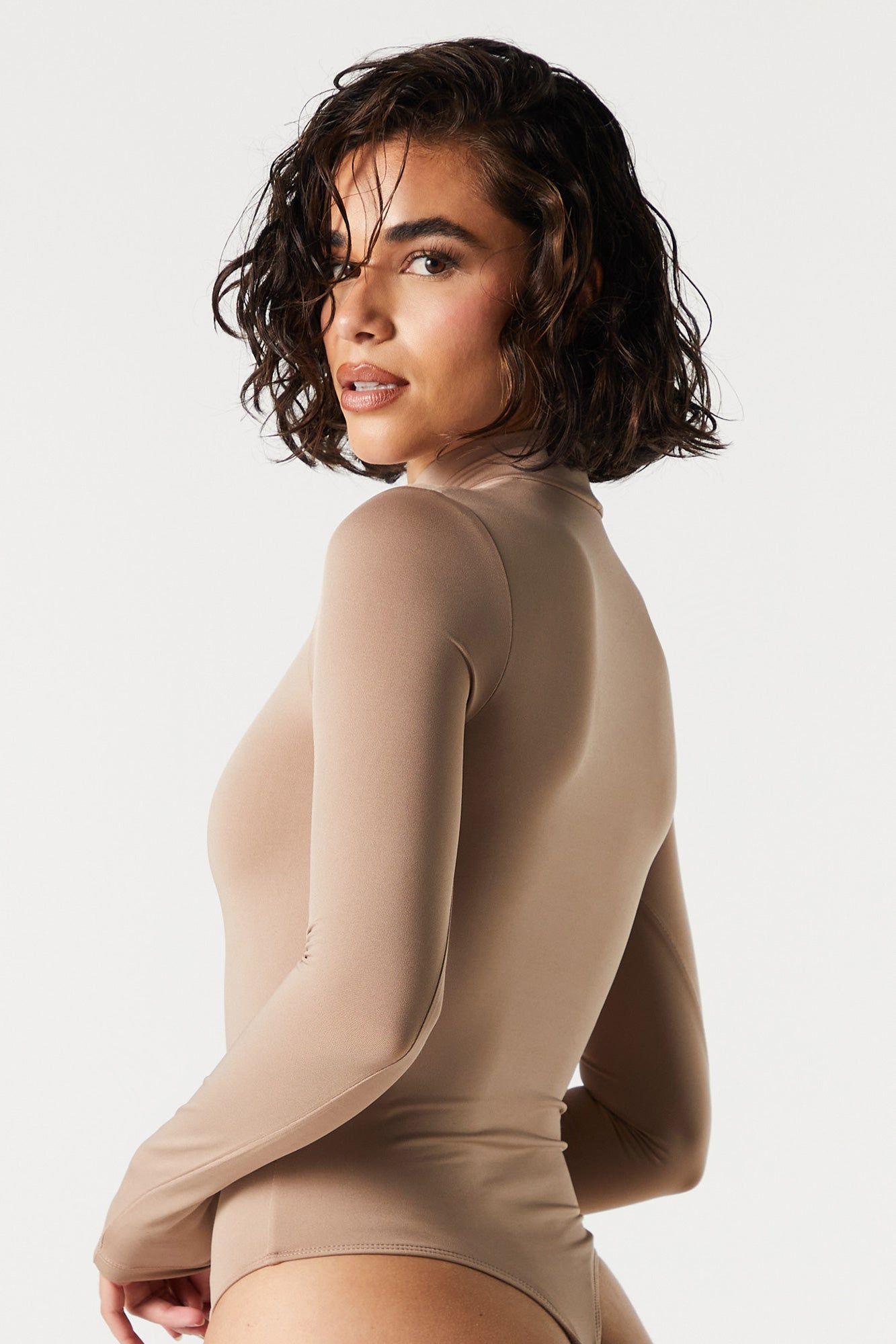 Contour Mock Neck Long Sleeve Bodysuit sold by Urban Planet product image thumbnail 19