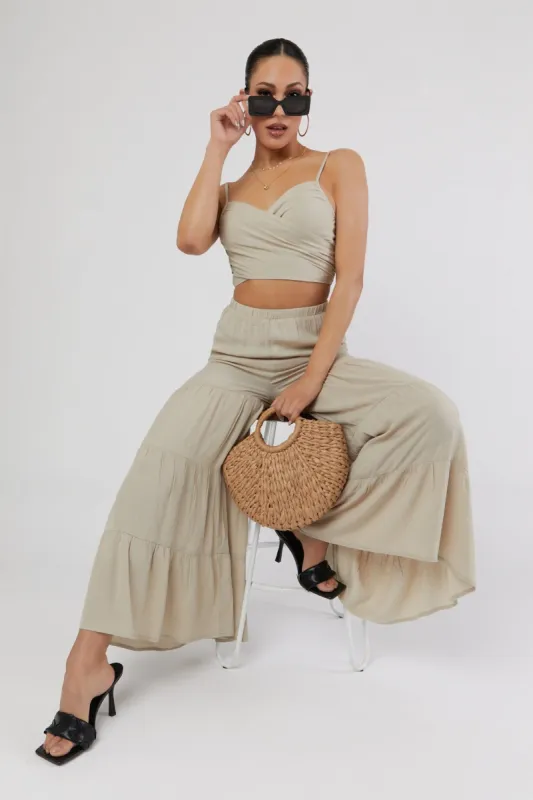 Tiered Palazzo Pant sold by Urban Planet
