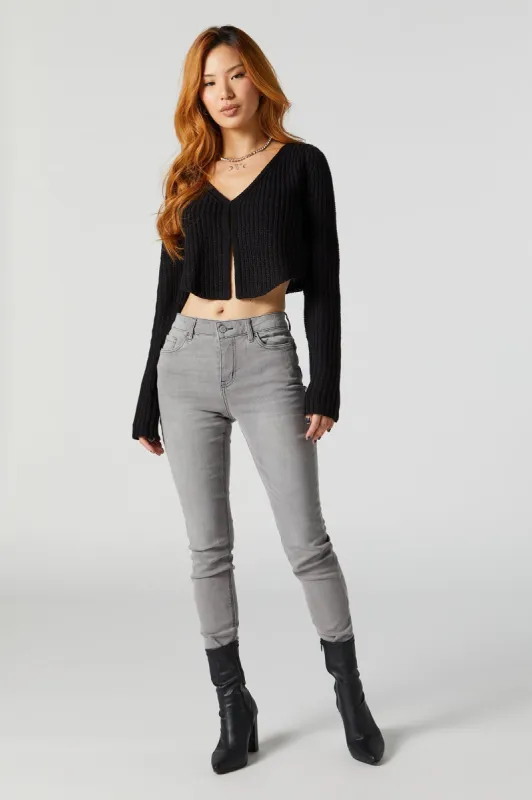 Rio Grey Wash Mid Rise Jean sold by Urban Planet