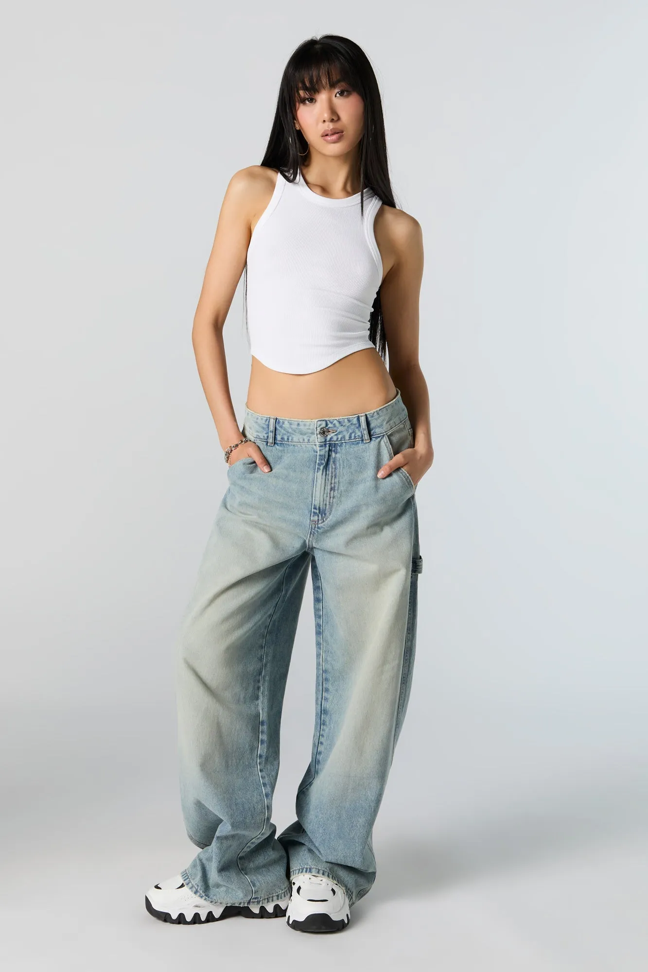 Baggy Carpenter Enzyme Wash Jean sold by Urban Planet