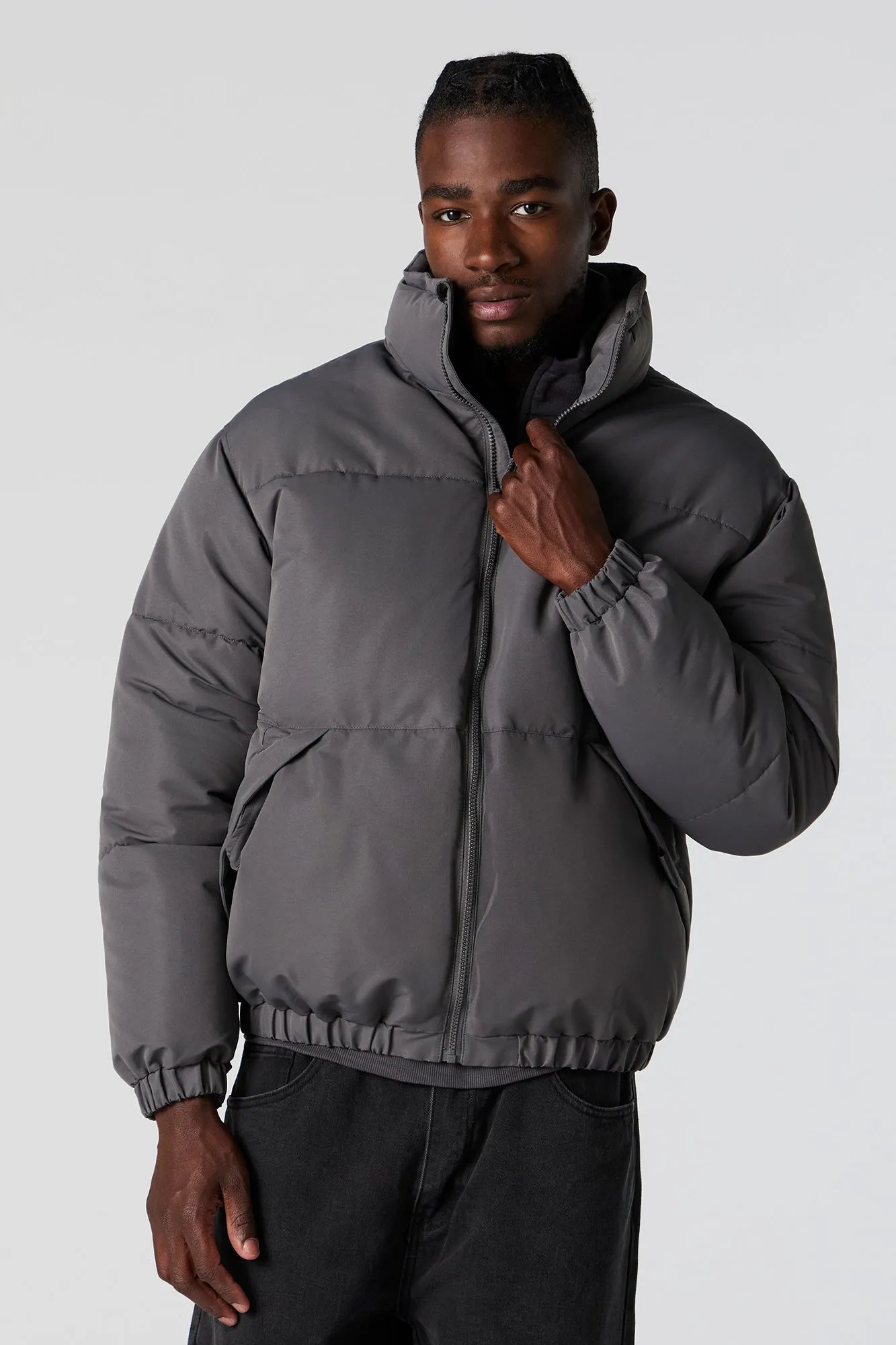 Blouson bouffant à col cheminée sold by Urban Planet