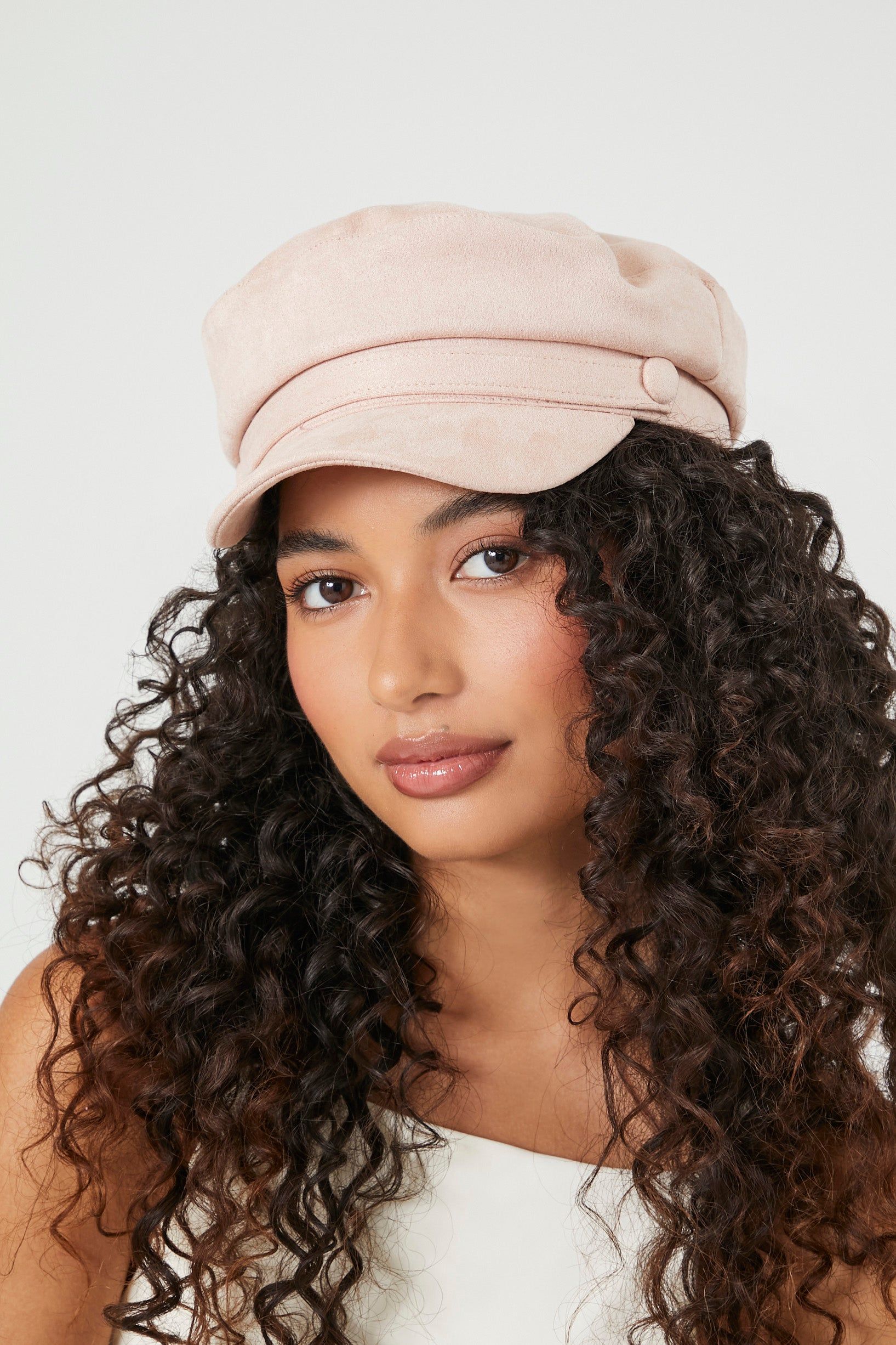 Faux Suede Cabbie Hat sold by Urban Planet