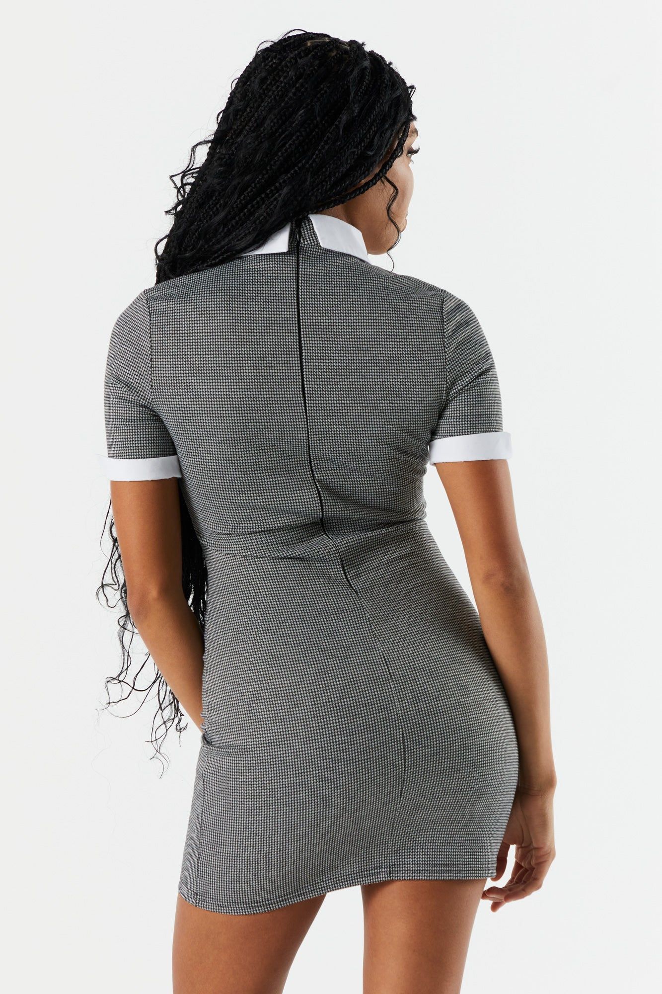 Gingham Collared Mini Dress sold by Urban Planet product image thumbnail 2