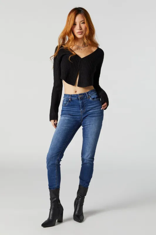 Rio Dark Wash Mid Rise Jean sold by Urban Planet