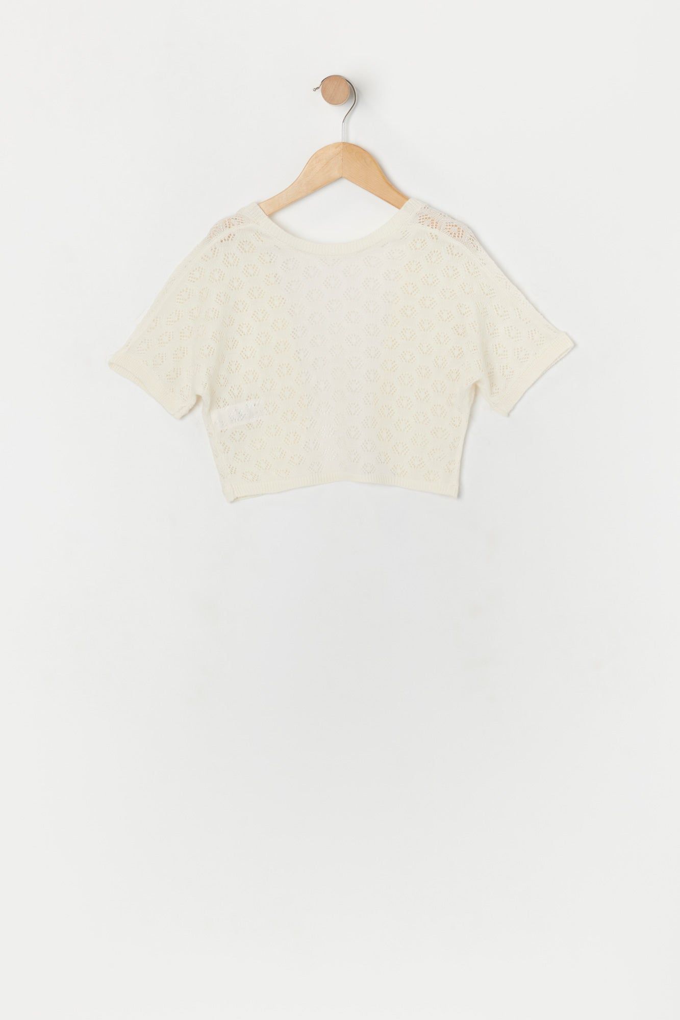 Girls Pointelle Knit Shrug sold by Urban Planet product image thumbnail 2