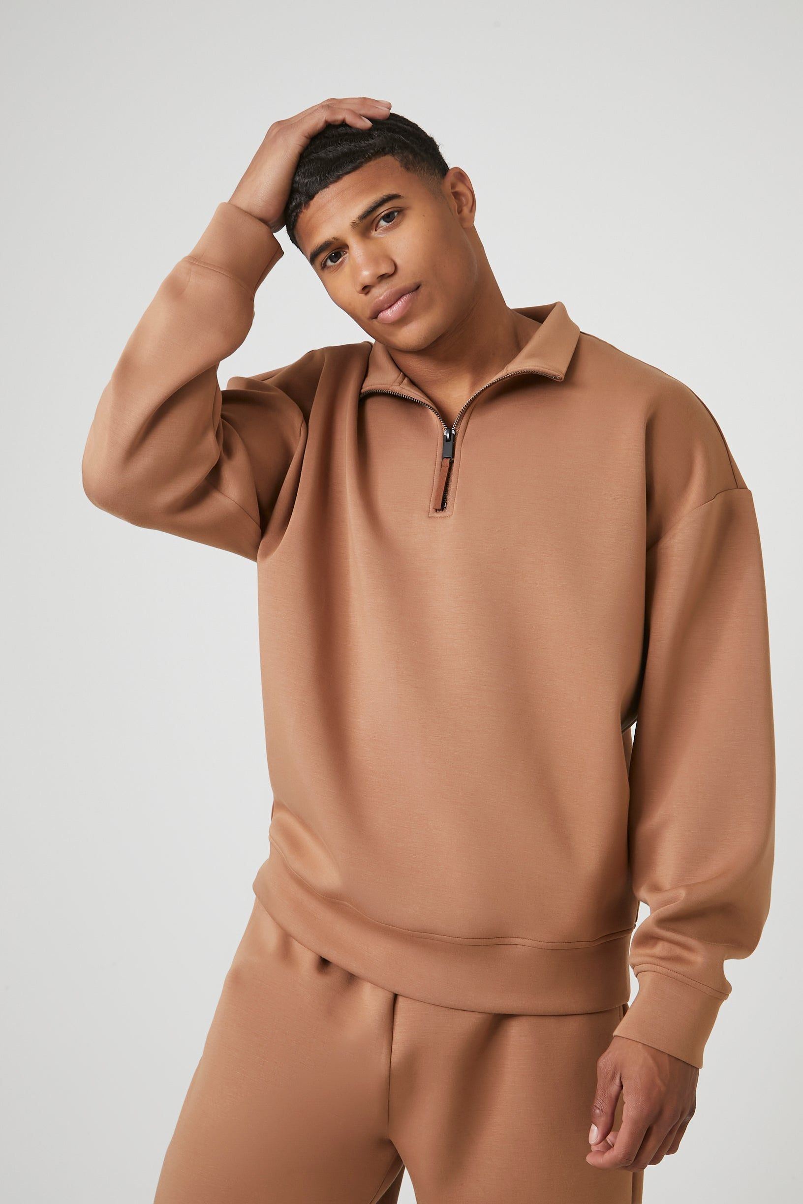 Quarter Zip Sweatshirt sold by Urban Planet