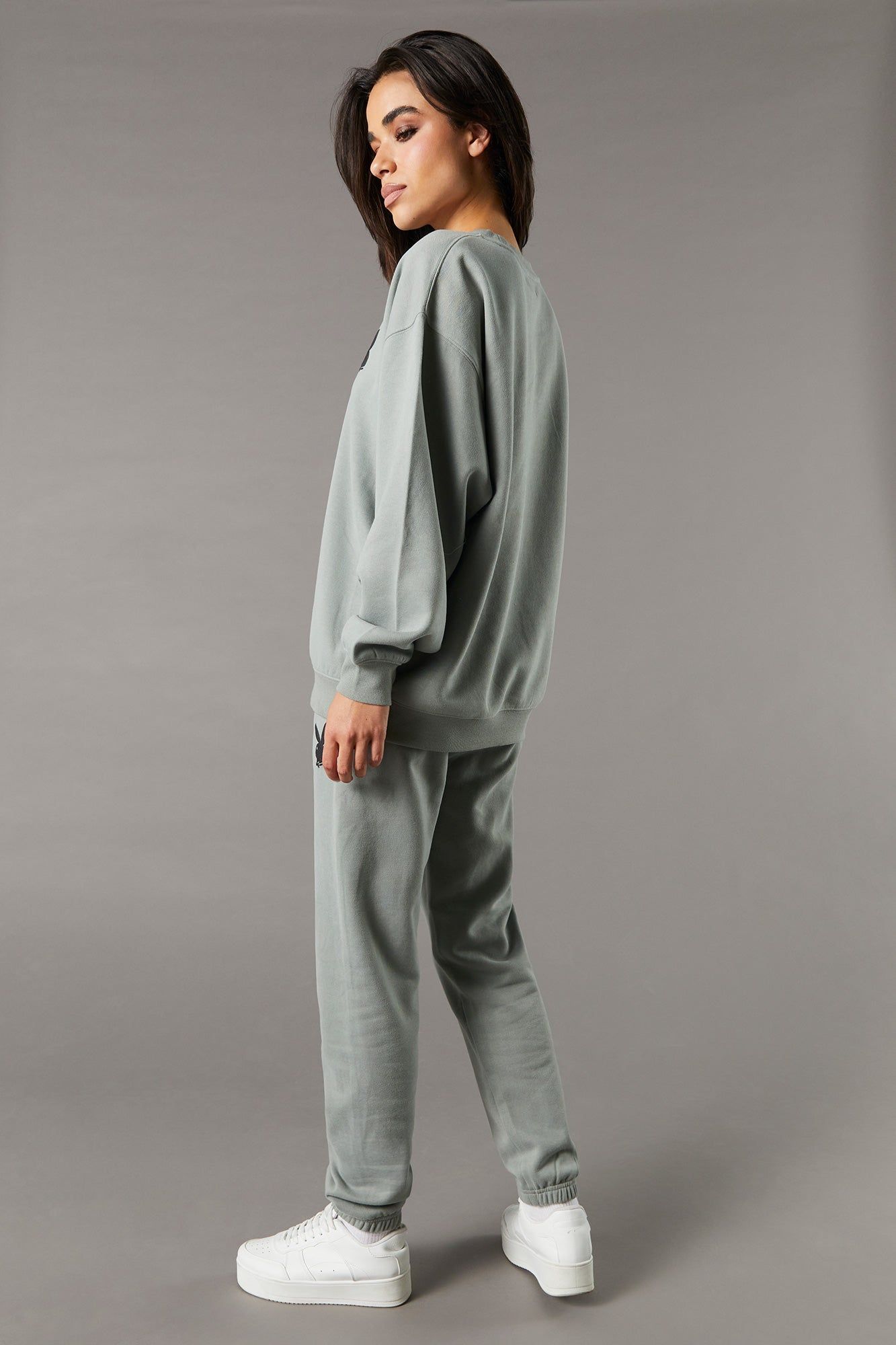 Pantalon de jogging en molleton rose avec motif brodé Playboy sold by Urban Planet product image thumbnail 3