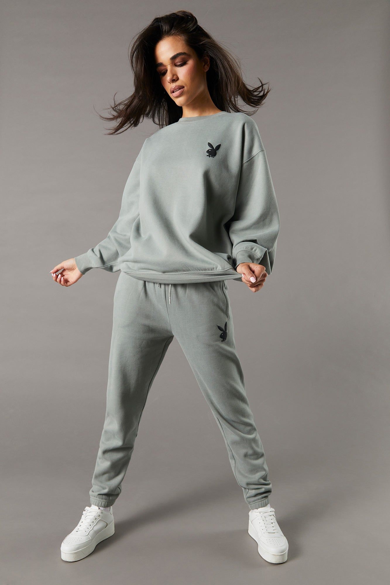 Pantalon de jogging en molleton rose avec motif brodé Playboy sold by Urban Planet