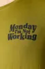 T-shirt à imprimé Monday I'm Not Working sold by Urban Planet