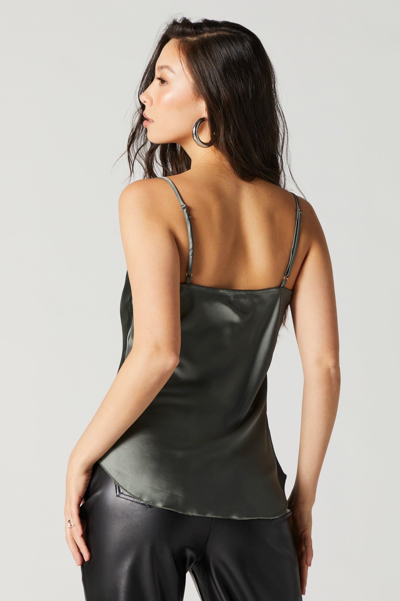 Satin Cowl Neck Cami sold by Urban Planet product image thumbnail 2