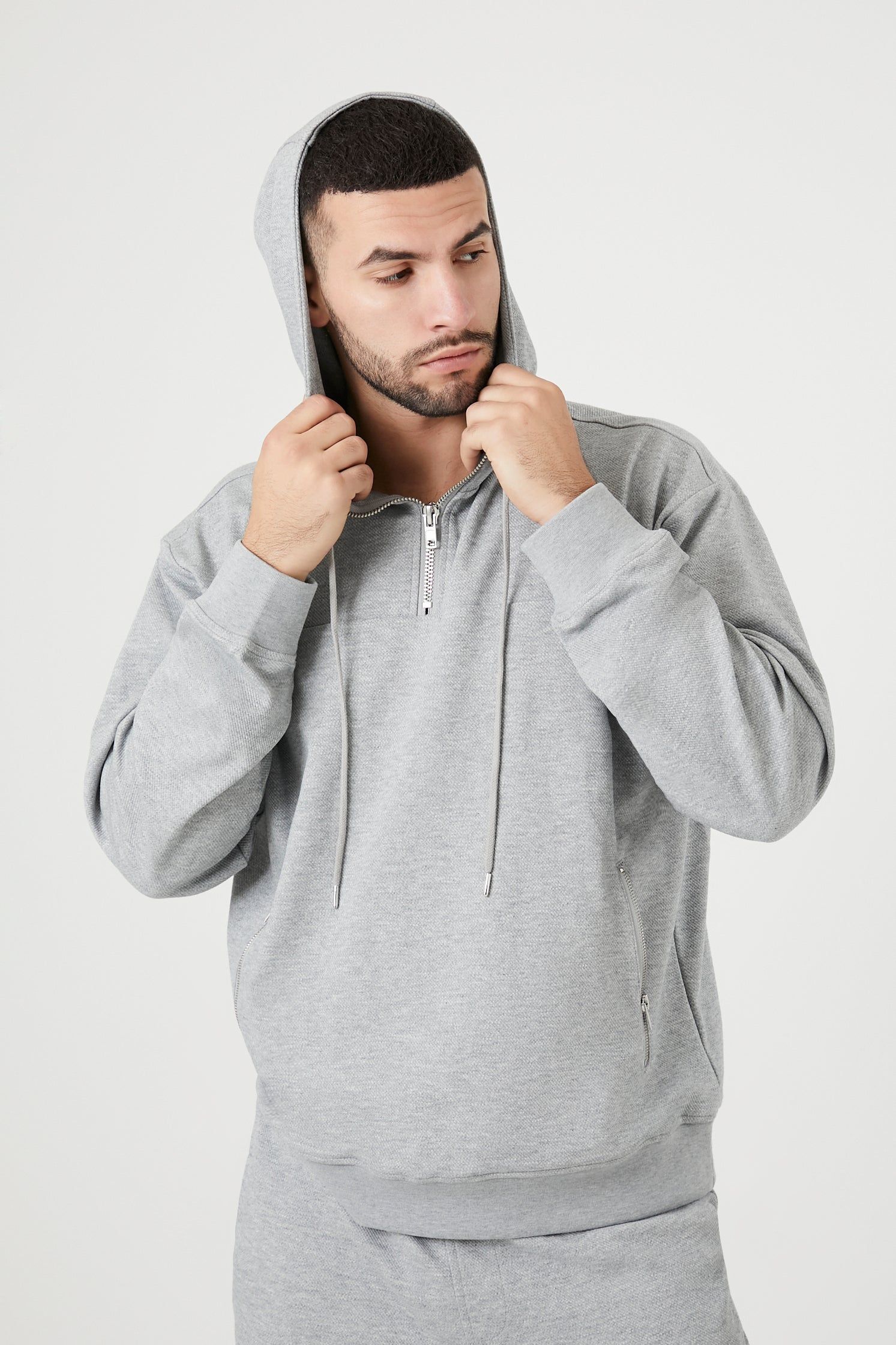 Quarter Zip Hoodie sold by Urban Planet product image thumbnail 2
