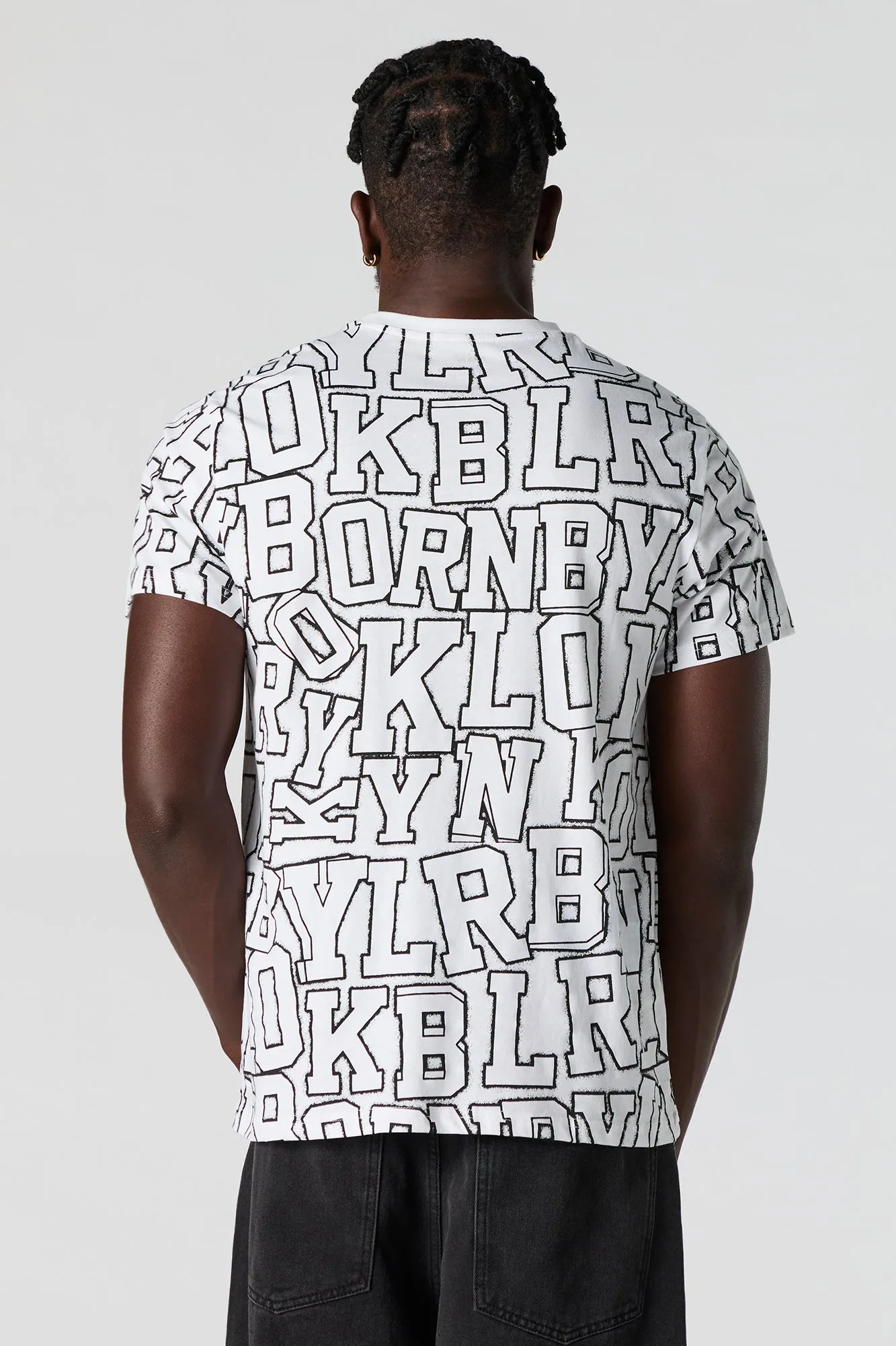 Letter Print Crewneck T-Shirt sold by Urban Planet product image thumbnail 3