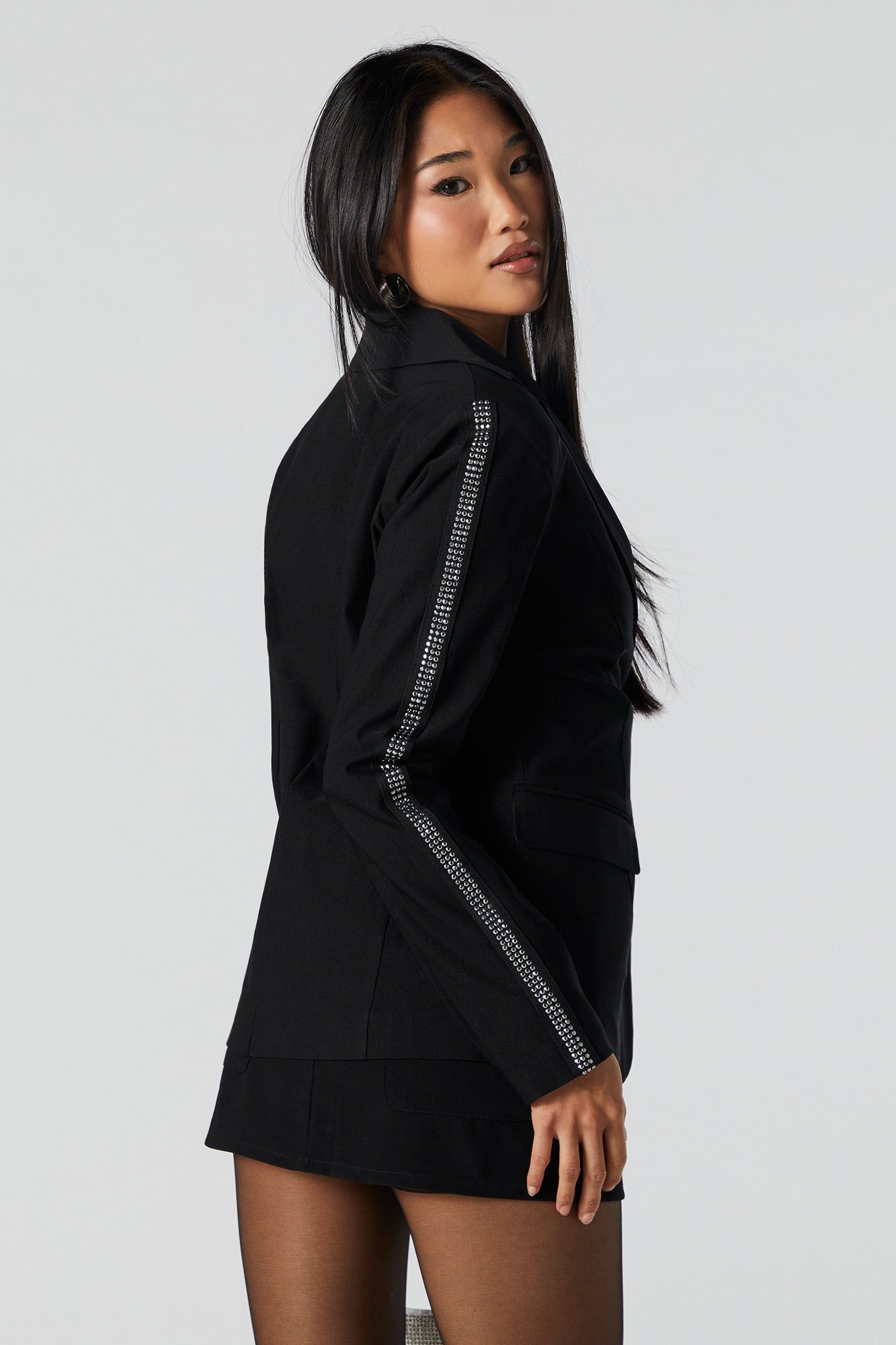 Rhinestone Trim Blazer sold by Urban Planet product image thumbnail 3