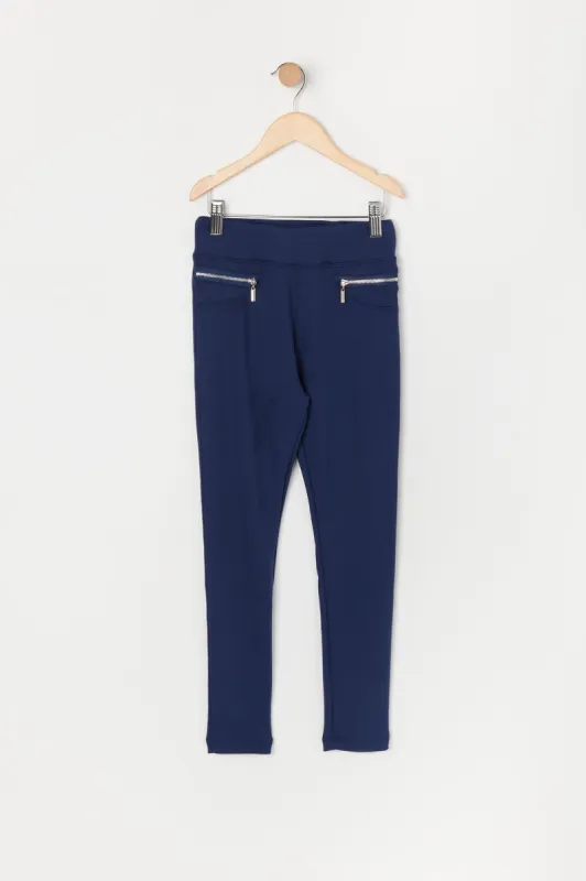 Legging super doux avec poches à fermeture à glissière pour fille sold by Urban Planet