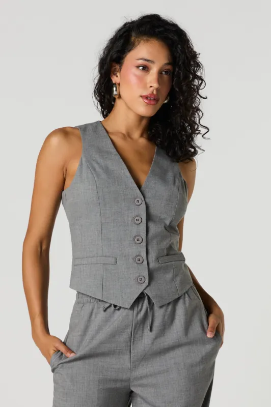 Button-Up Vest made by Urban Planet