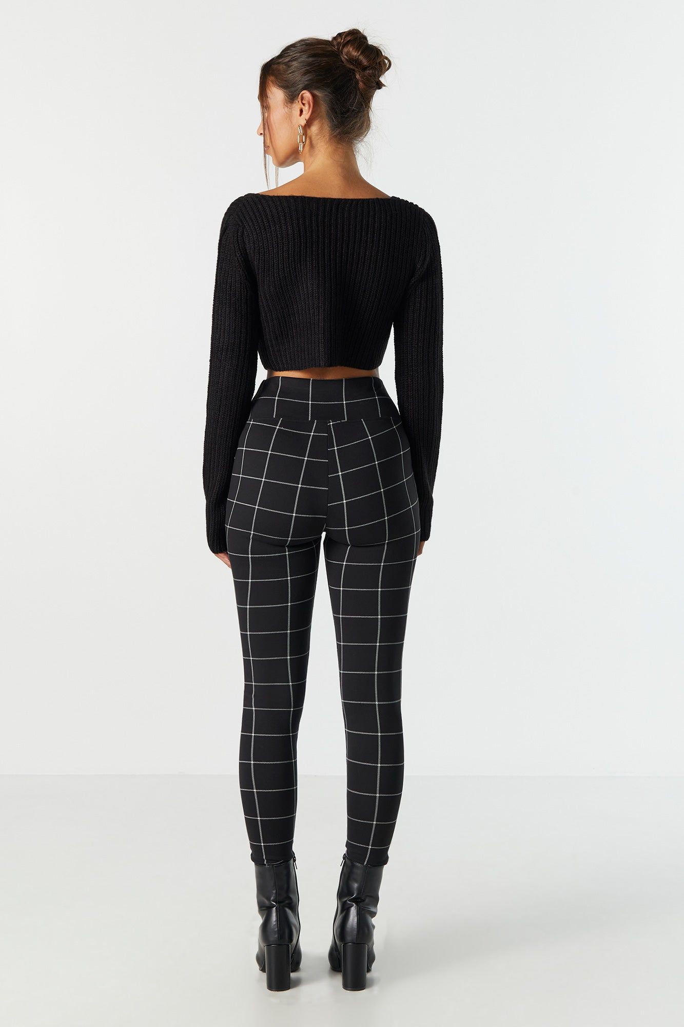 Legging à Carreaux avec poches à fermeture à glissière sold by Urban Planet product image thumbnail 3