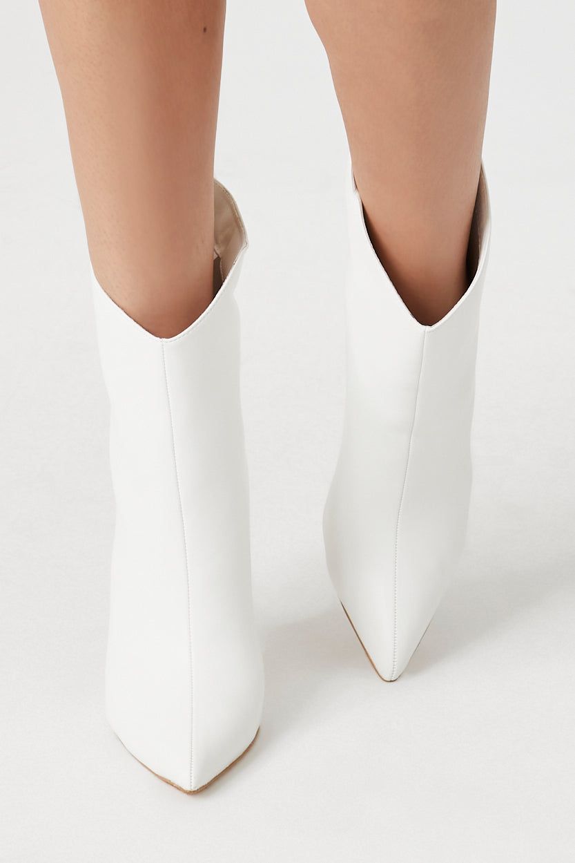 Faux Leather Stiletto Ankle Boot sold by Urban Planet product image thumbnail 3