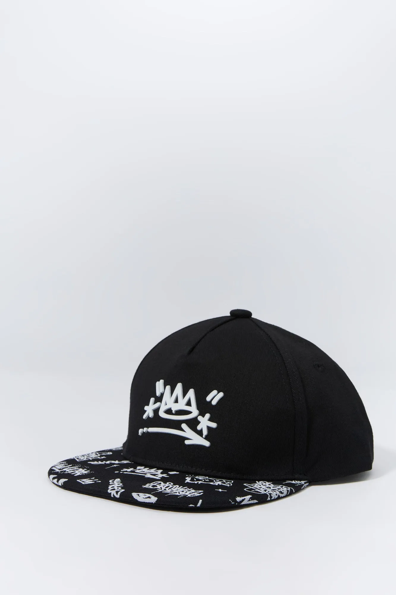 Graffiti Print Snapback Hat sold by Urban Planet product image thumbnail 2