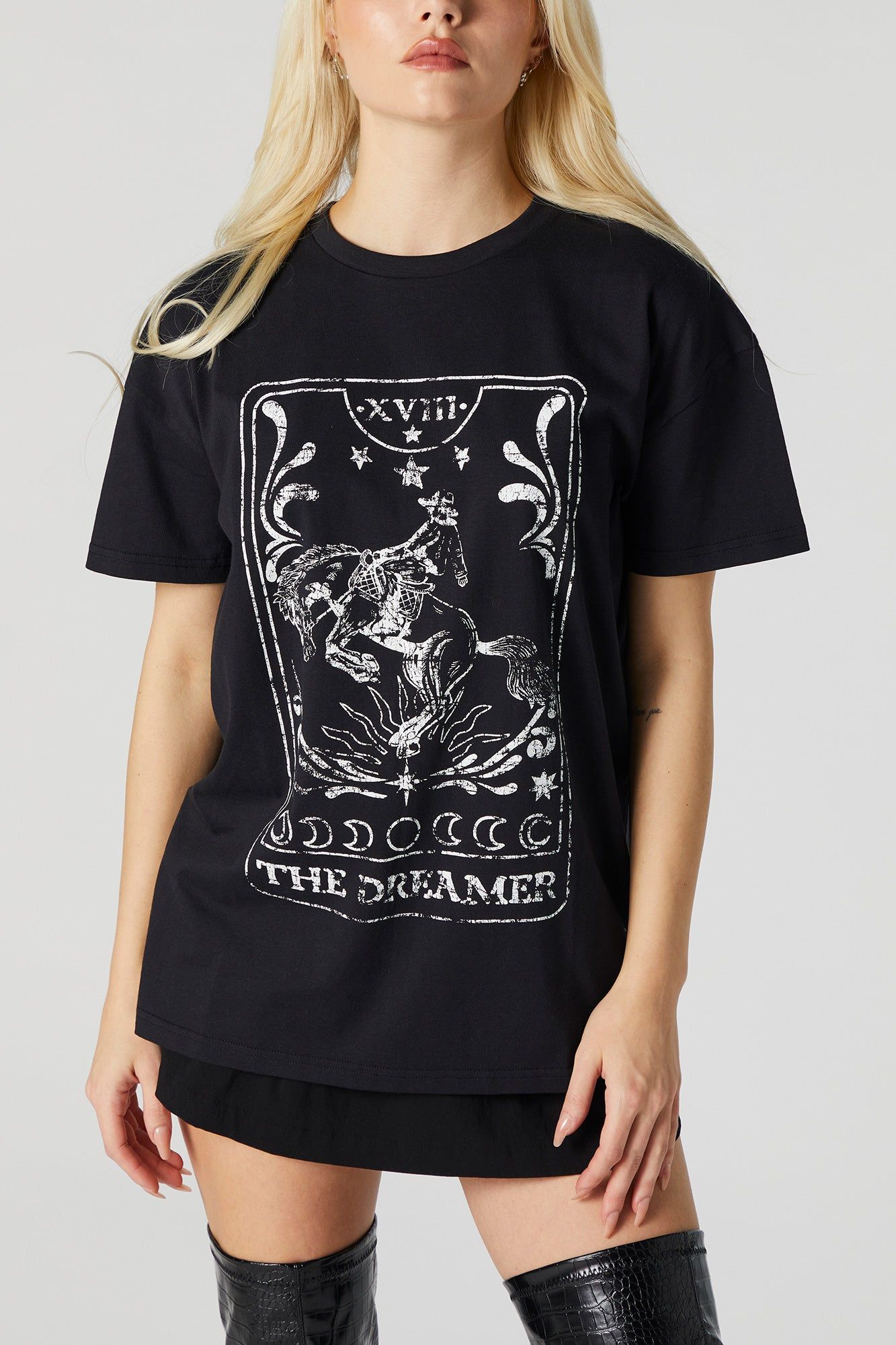 The Dreamer Graphic Oversized T-Shirt sold by Urban Planet product image thumbnail 4