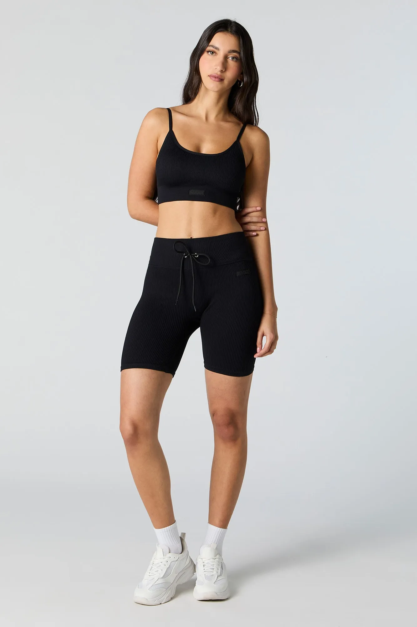 Short long Active côtelé sans couture sold by Urban Planet product image thumbnail 3