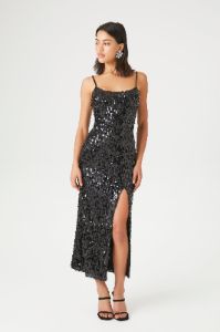 Metallic Sequin Midi Dress sold by Urban Planet