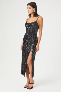 Metallic Sequin Midi Dress sold by Urban Planet