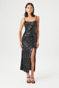 Metallic Sequin Midi Dress sold by Urban Planet