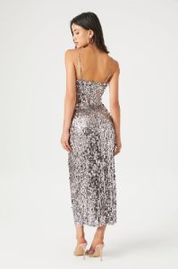Metallic Sequin Midi Dress sold by Urban Planet