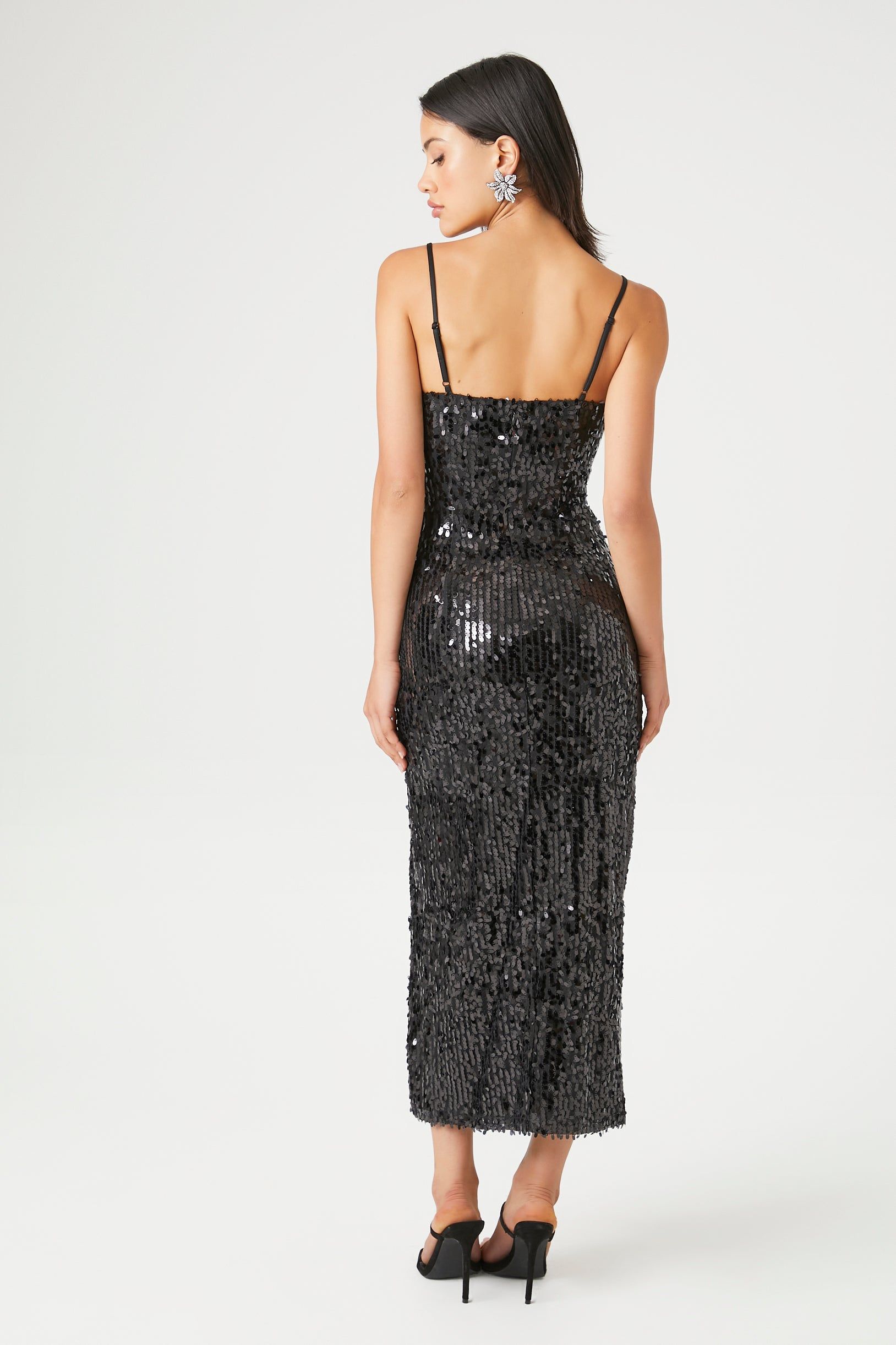Metallic Sequin Midi Dress sold by Urban Planet product image thumbnail 2