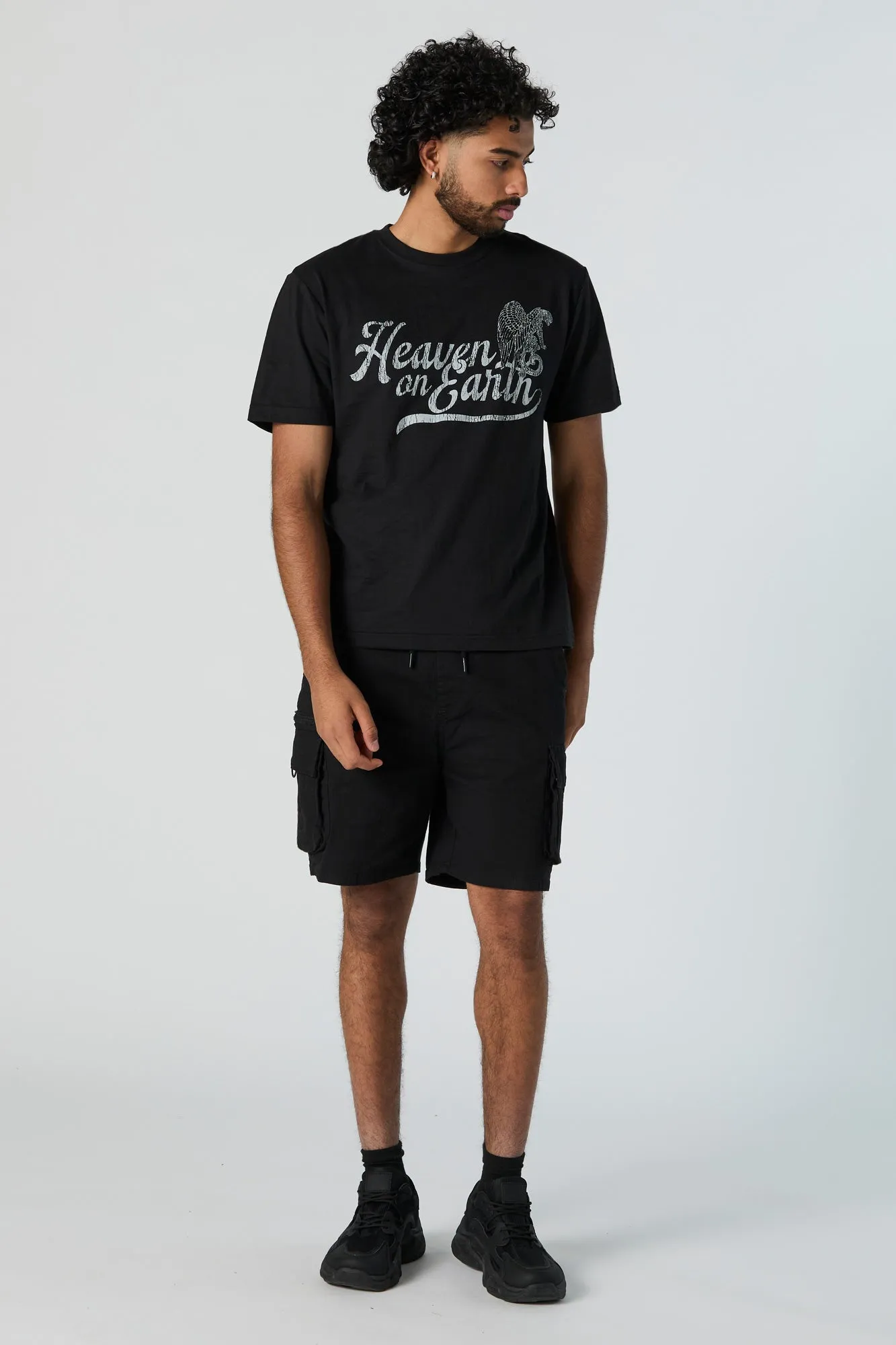 Heaven on Earth Graphic T-Shirt sold by Urban Planet product image thumbnail 3