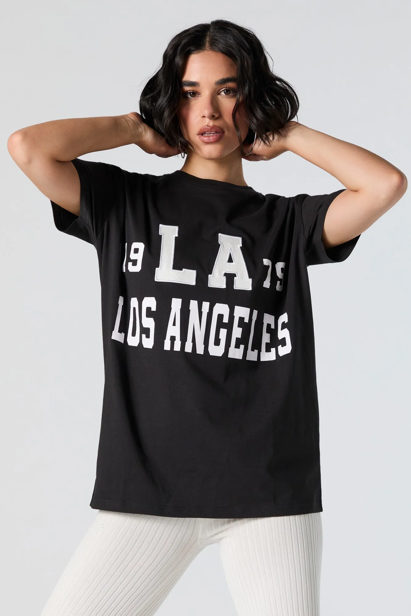 Los Angeles Embroidered T-Shirt sold by Urban Planet