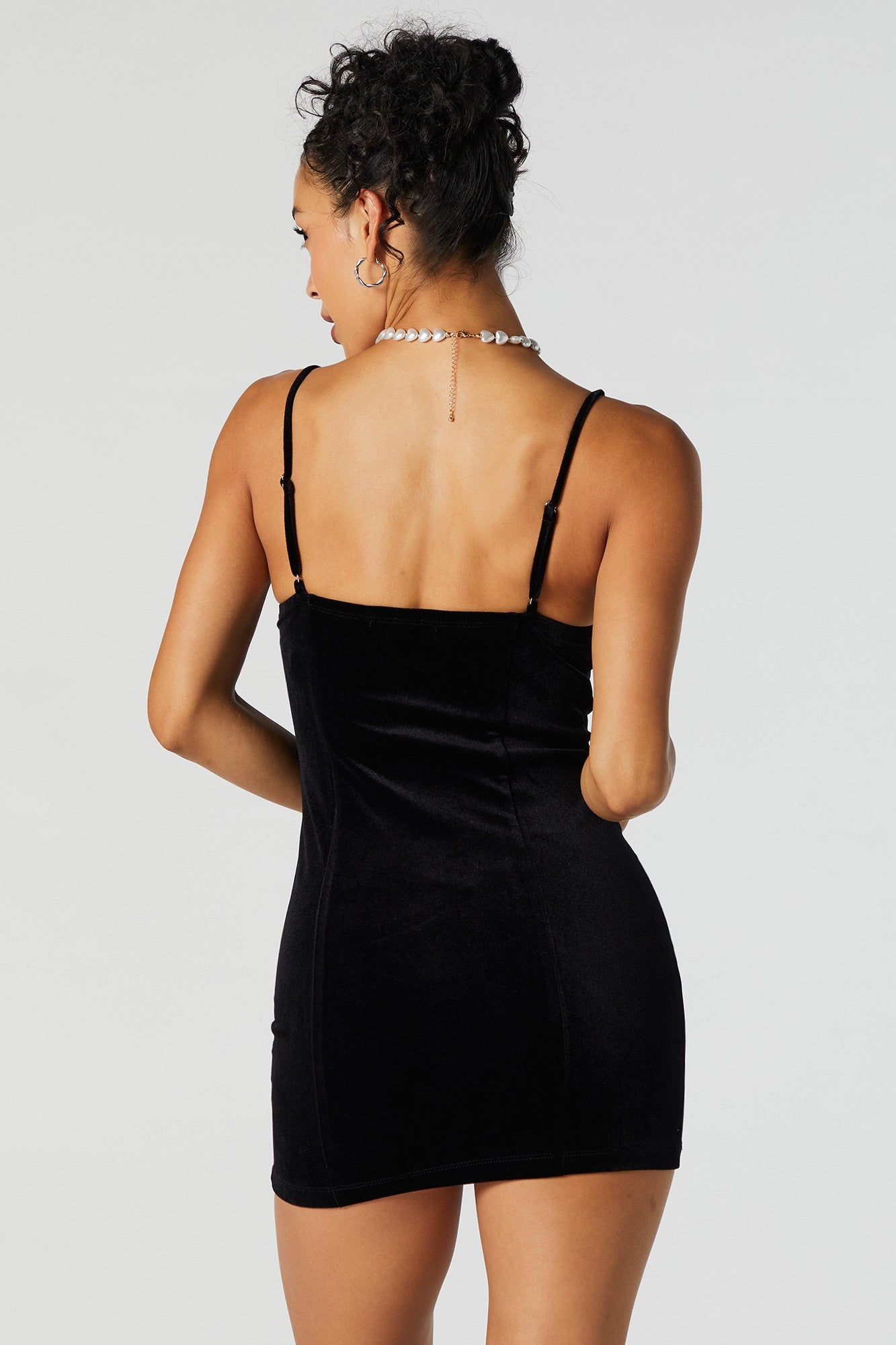 Velvet Sweetheart Mini Dress sold by Urban Planet product image thumbnail 2