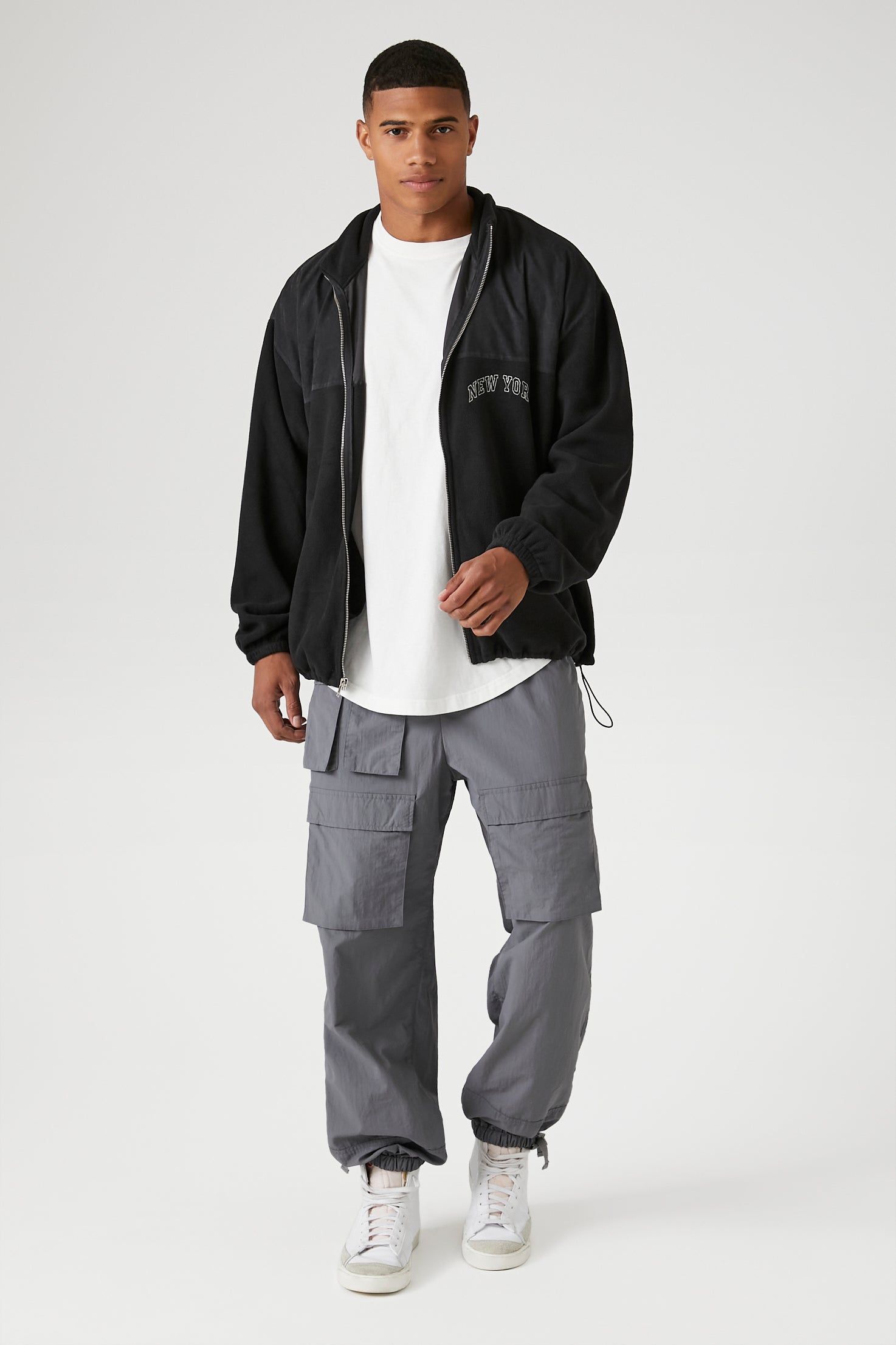 Blouson avec motif brodé New York et fermeture à glissière sold by Urban Planet product image thumbnail 4