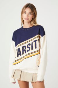 Chandail de style universitaire avec blocs de couleurs sold by Urban Planet