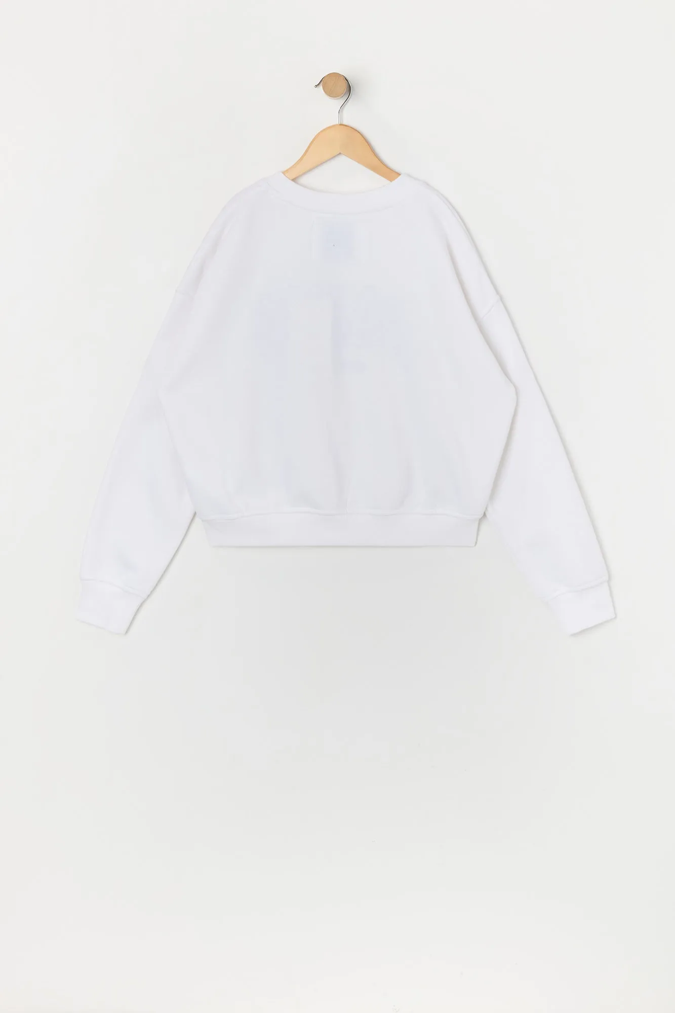 Girls Paris Embroidered Fleece Sweatshirt sold by Urban Planet product image thumbnail 2