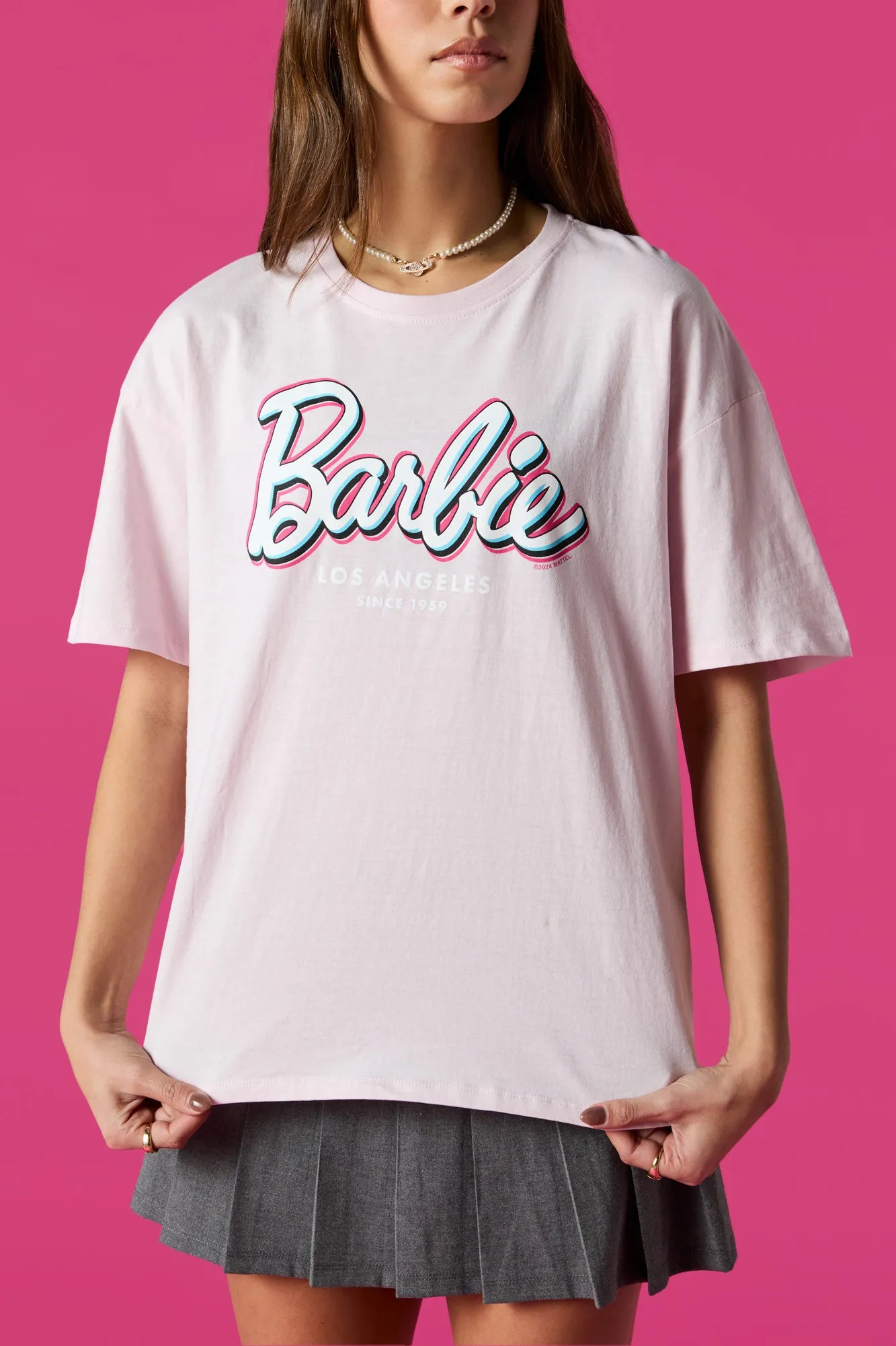 Barbie™ Los Angeles Graphic Boyfriend T-Shirt sold by Urban Planet