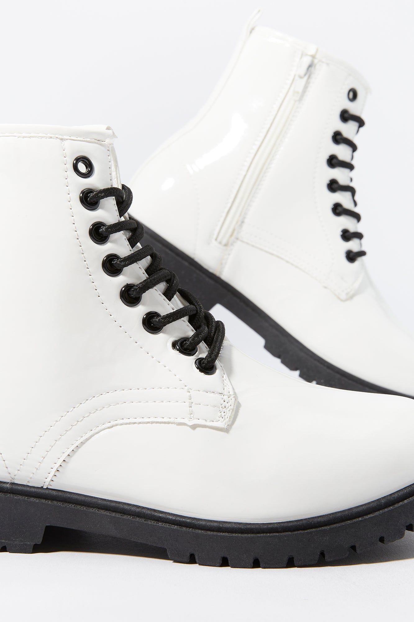 Girls Faux-Leather Combat Boot sold by Urban Planet product image thumbnail 8