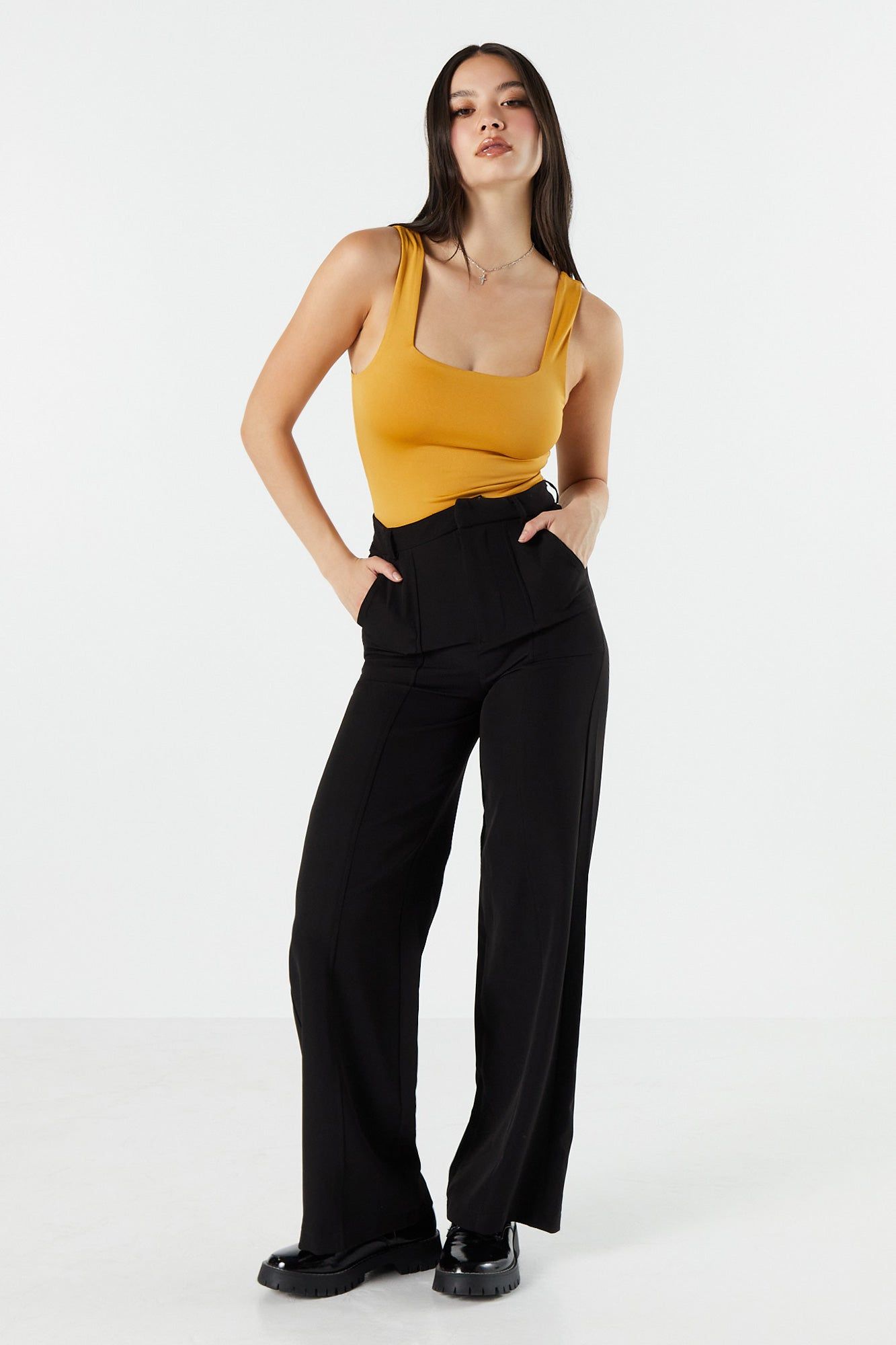 Square Neck Contour Bodysuit sold by Urban Planet product image thumbnail 25